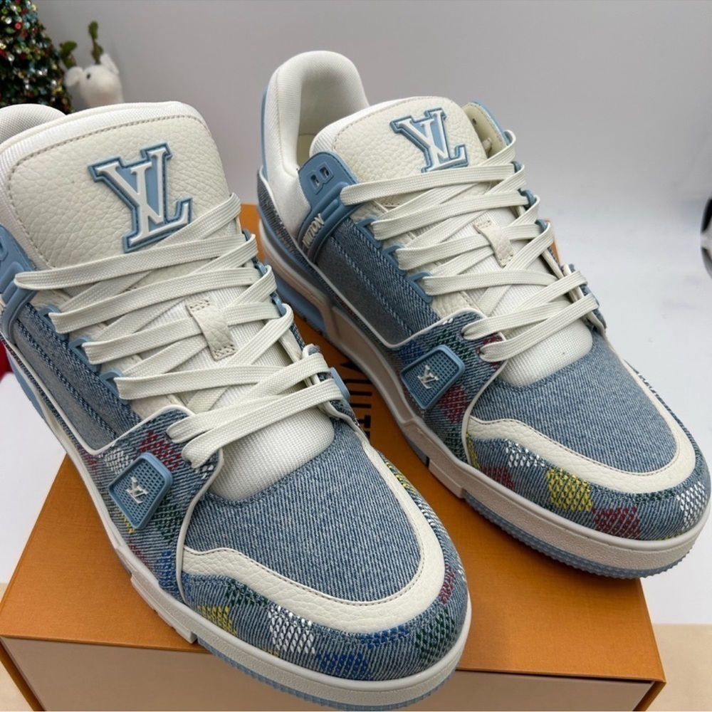 Men’s Louis Vuitton X Murakami trainers sneakers size 11 fits 12 US made Italy